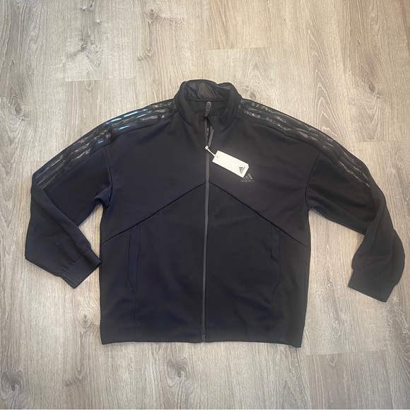 Adidas M TIRO TTBlack Track Jacket Full Zip - Top -HY3785 Men’s Large - NWT